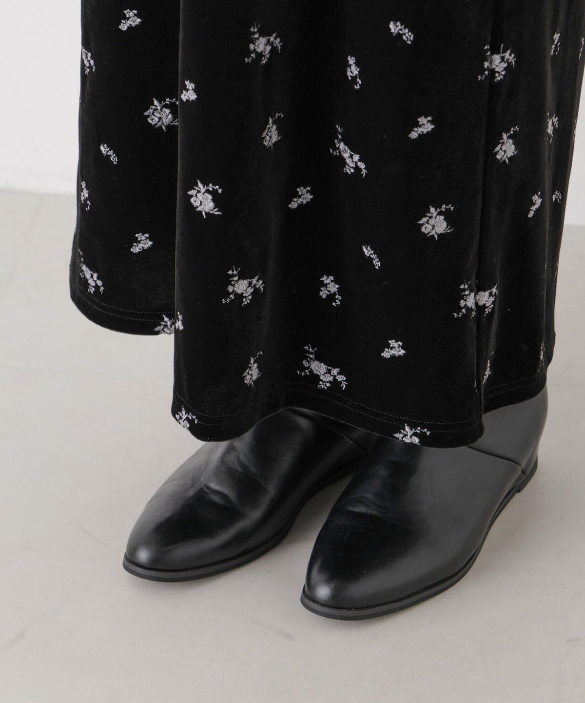 刺繍ベロアキャミソールワンピース(セットアップ可) 6736219317
