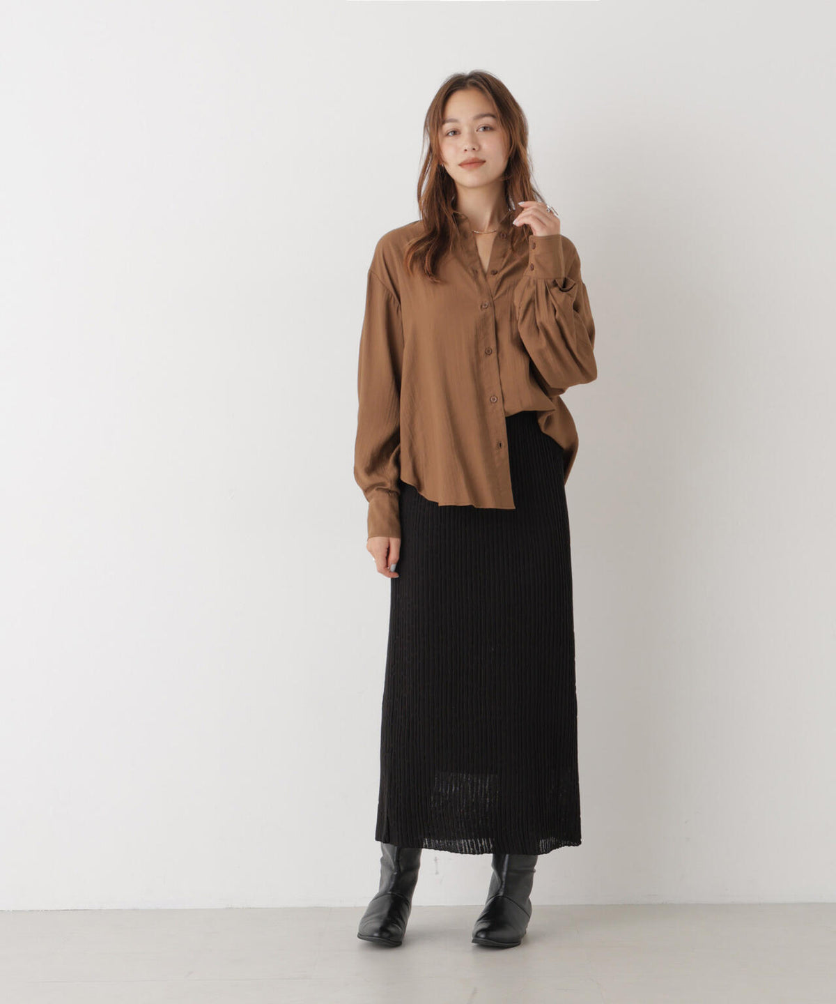 ソフトシアーベーシックシャツ 6736220310