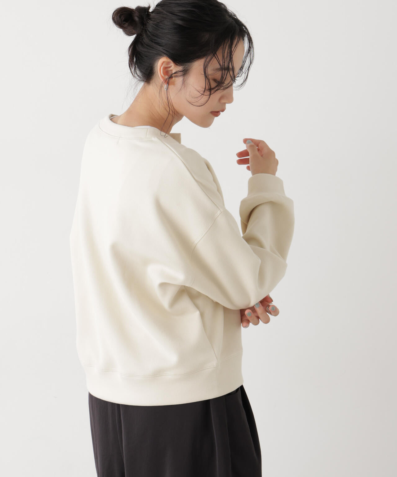 サカリバダンボールクルーネックカットカーディガン(セットアップ可) 6736223301