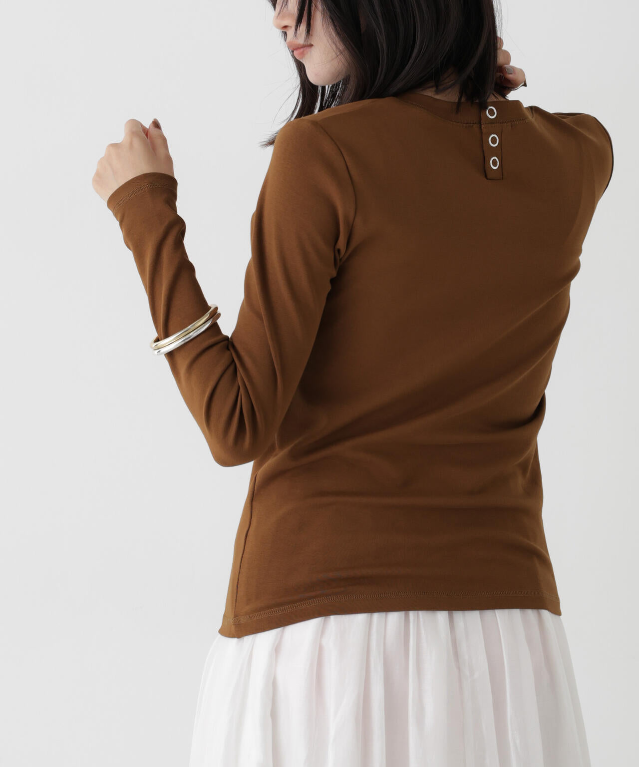 WEB限定/ロンT×キャミ カットレイヤードアンサンブルセット 6736223309