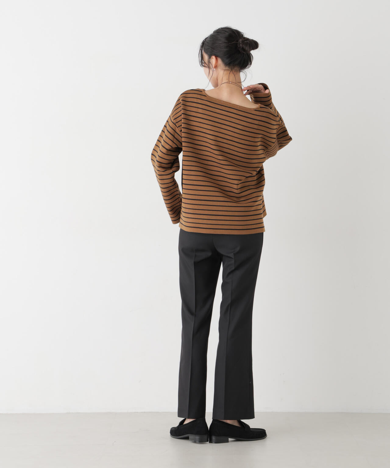 ツイルセンタープレスフレアパンツ(セットアップ可) 6736227312