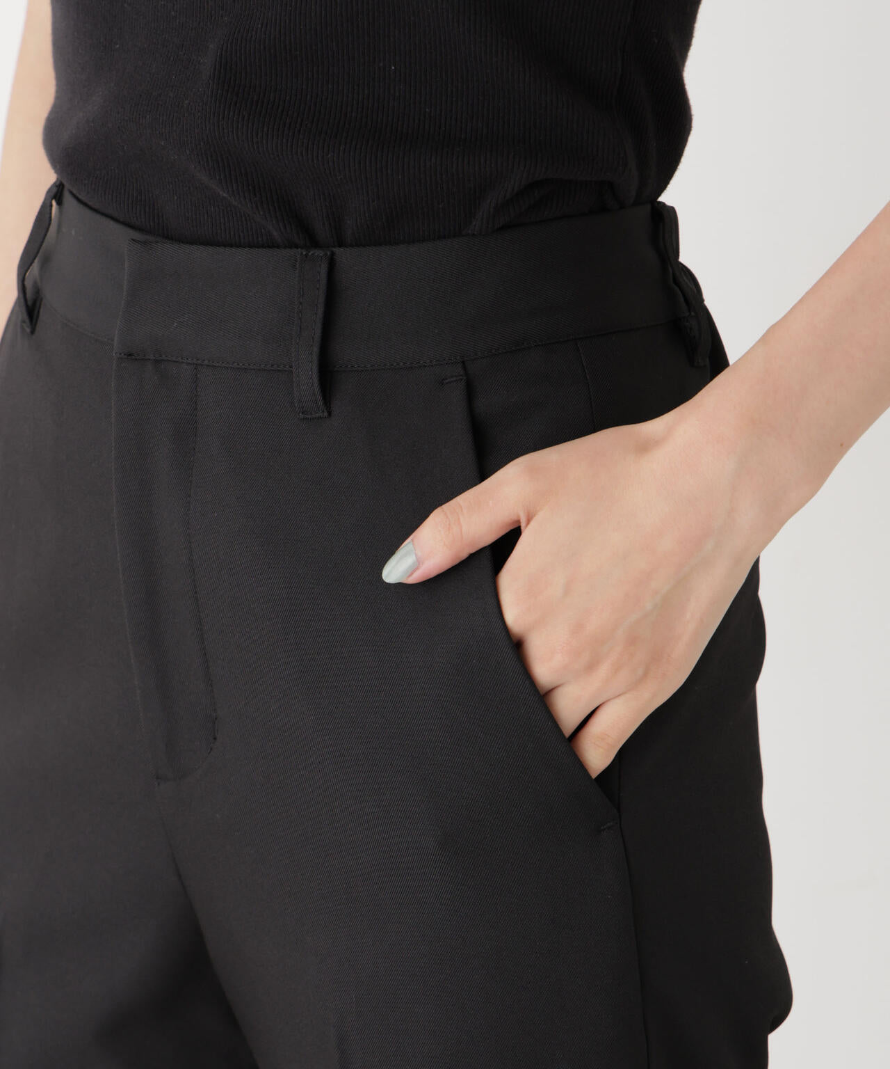 ツイルセンタープレスフレアパンツ(セットアップ可) 6736227312