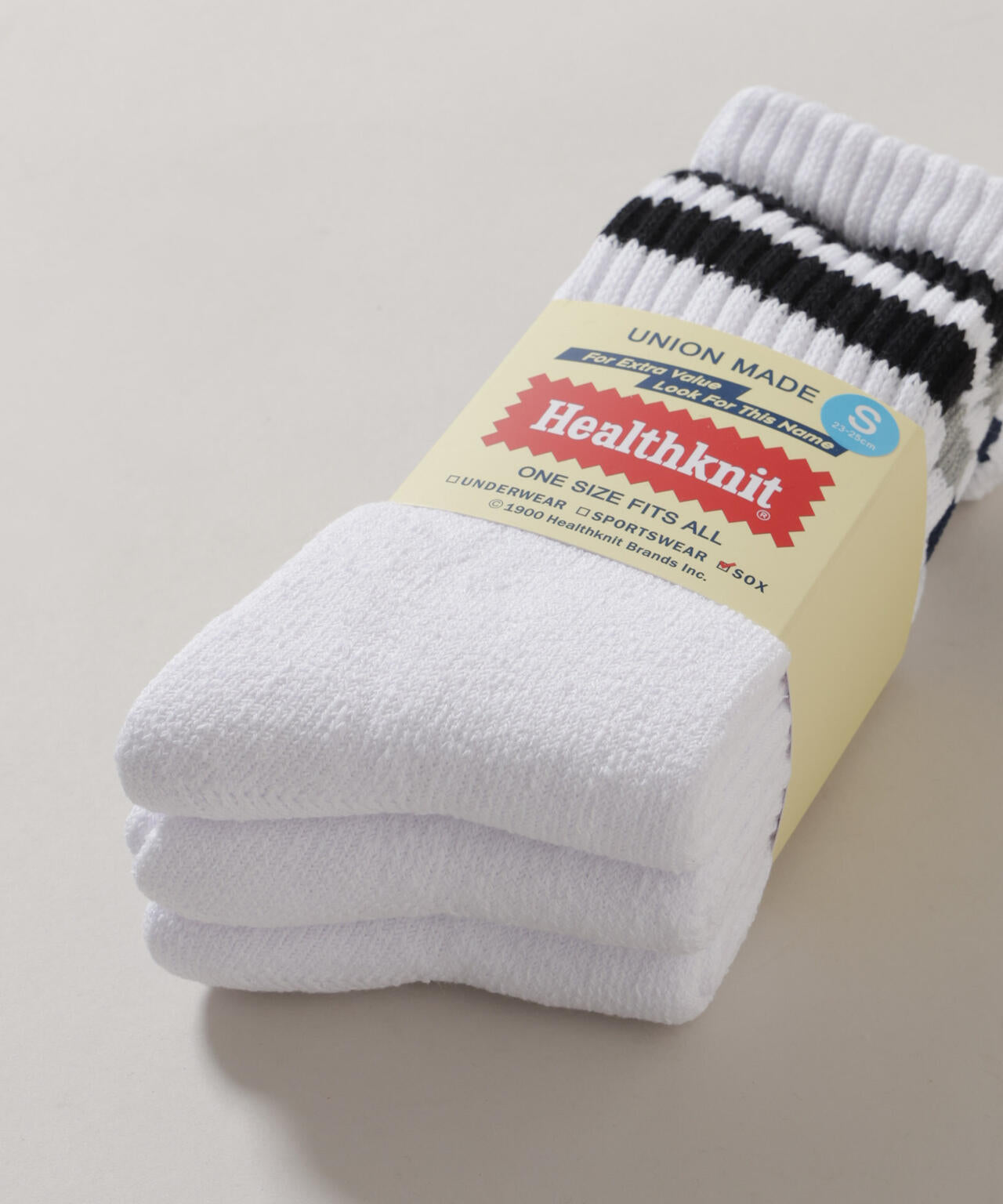 Healthknit/シンカー2本ラインSOX 3足set 6736251303