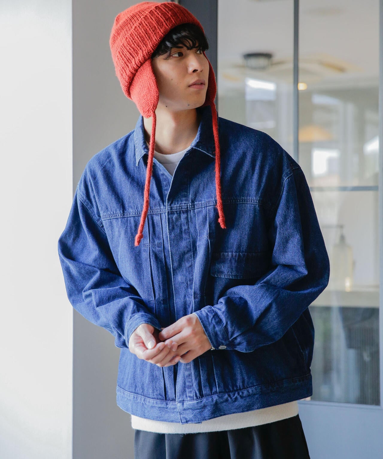 WEB限定/ワイドシルエットデニムジャケット 6743212202