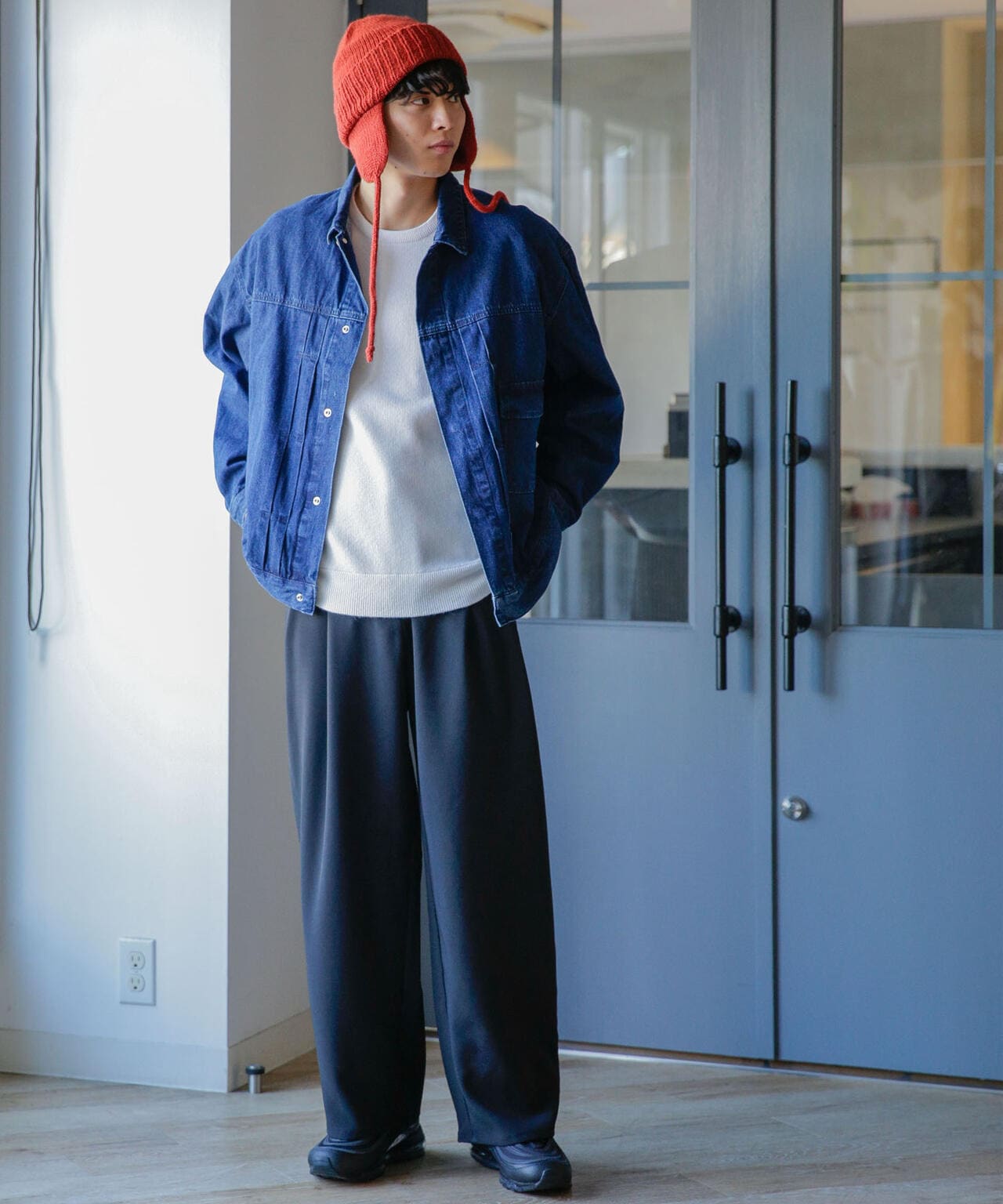 WEB限定/ワイドシルエットデニムジャケット 6743212202
