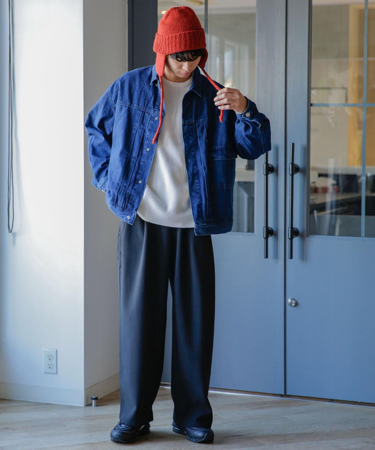 WEB限定/ワイドシルエットデニムジャケット 6743212202