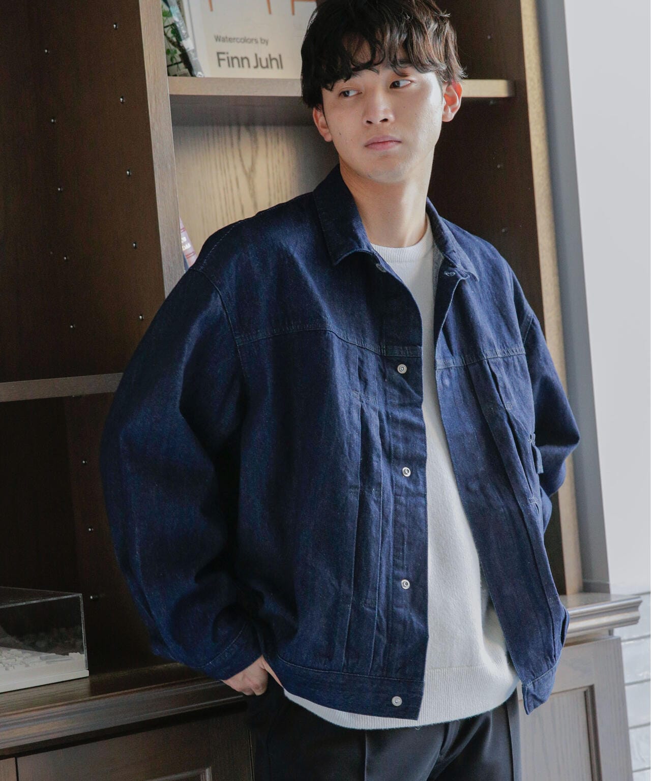 WEB限定/ワイドシルエットデニムジャケット 6743212202