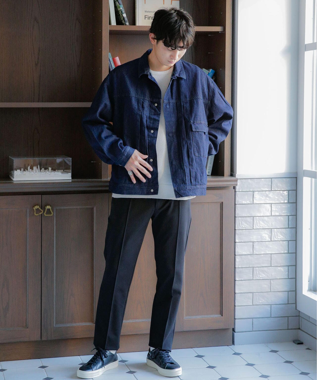 WEB限定/ワイドシルエットデニムジャケット 6743212202