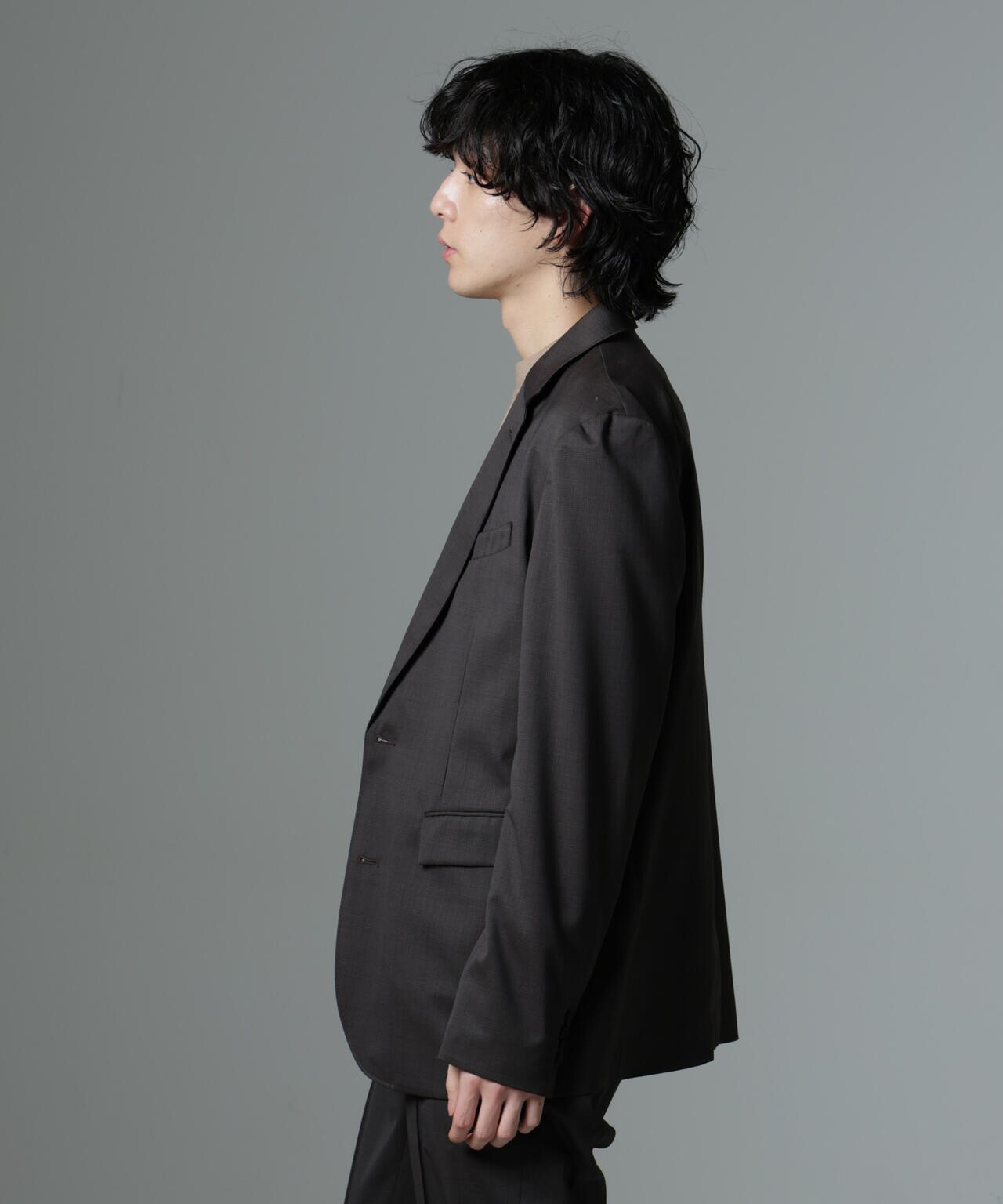 「N JACKET PREMIUM」RENU(R)T/Wシャドーチェックジャケット(セットアップ可) 6684217206