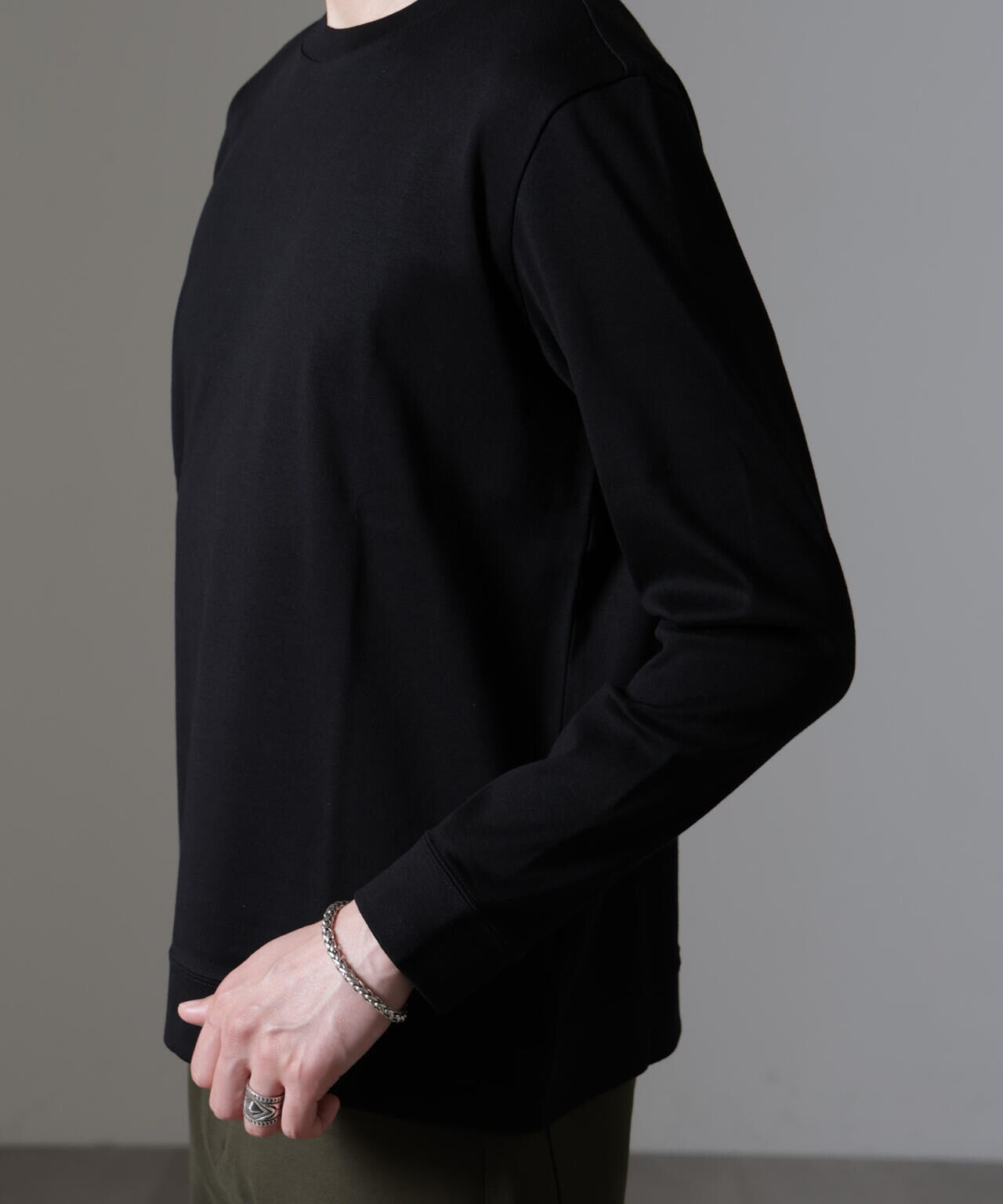 ｢FORMAL JERSEY｣クルーネックカットソー長袖 6684223215