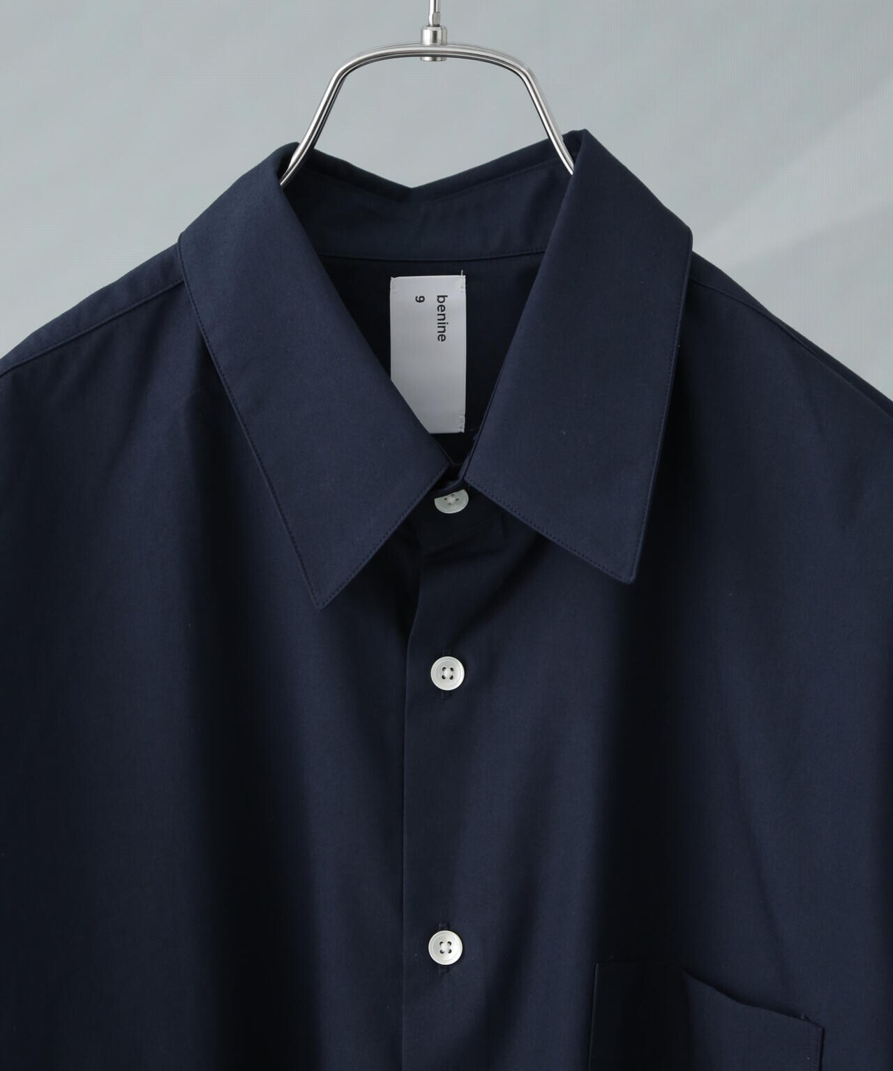 benine 9/オーガニックコットンロングスリーブシャツ 6704220059