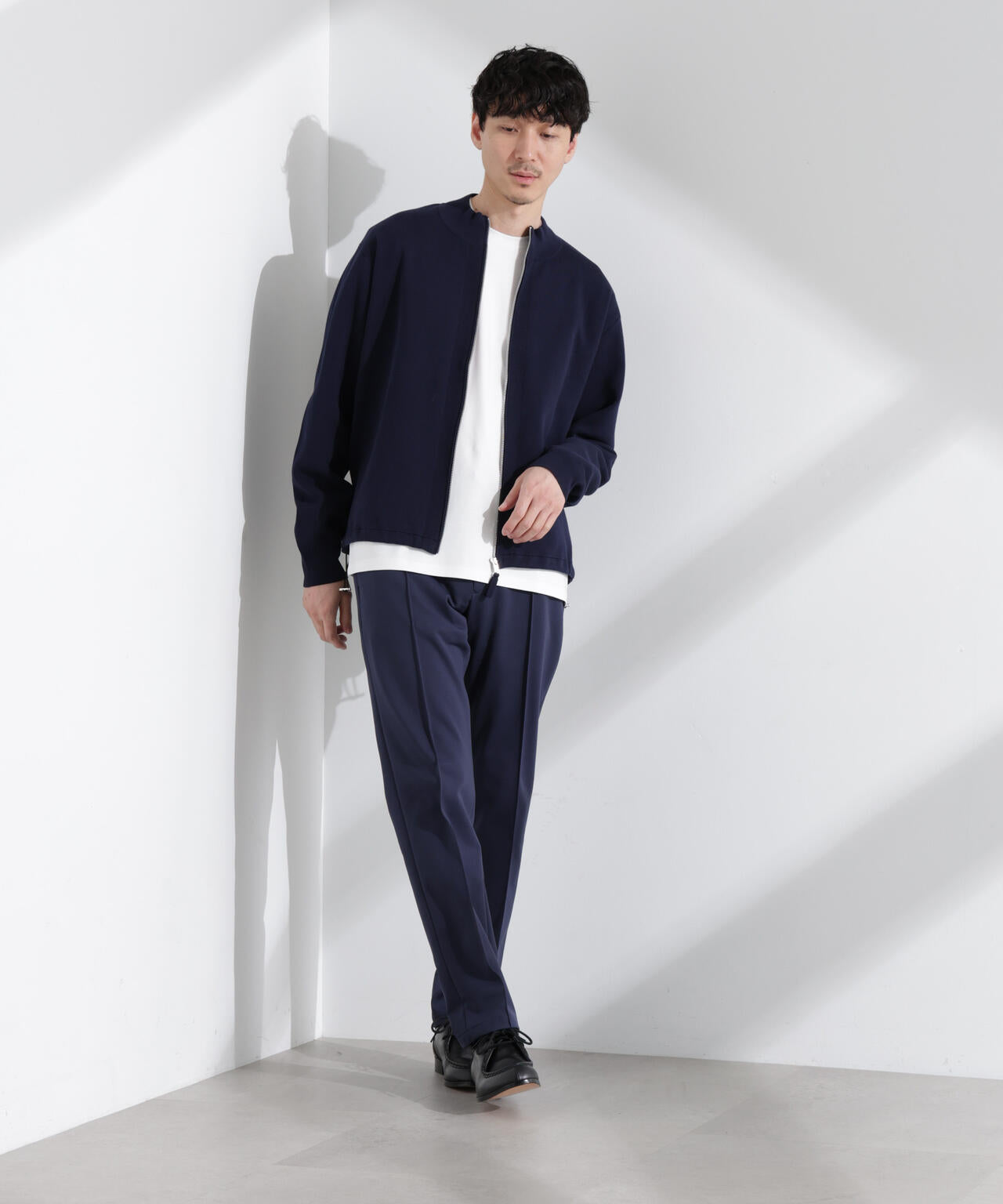 「N TROUSERS BASIC」TEXBRID(R)ポンチストレッチパンツ(セットアップ可) 6685129204