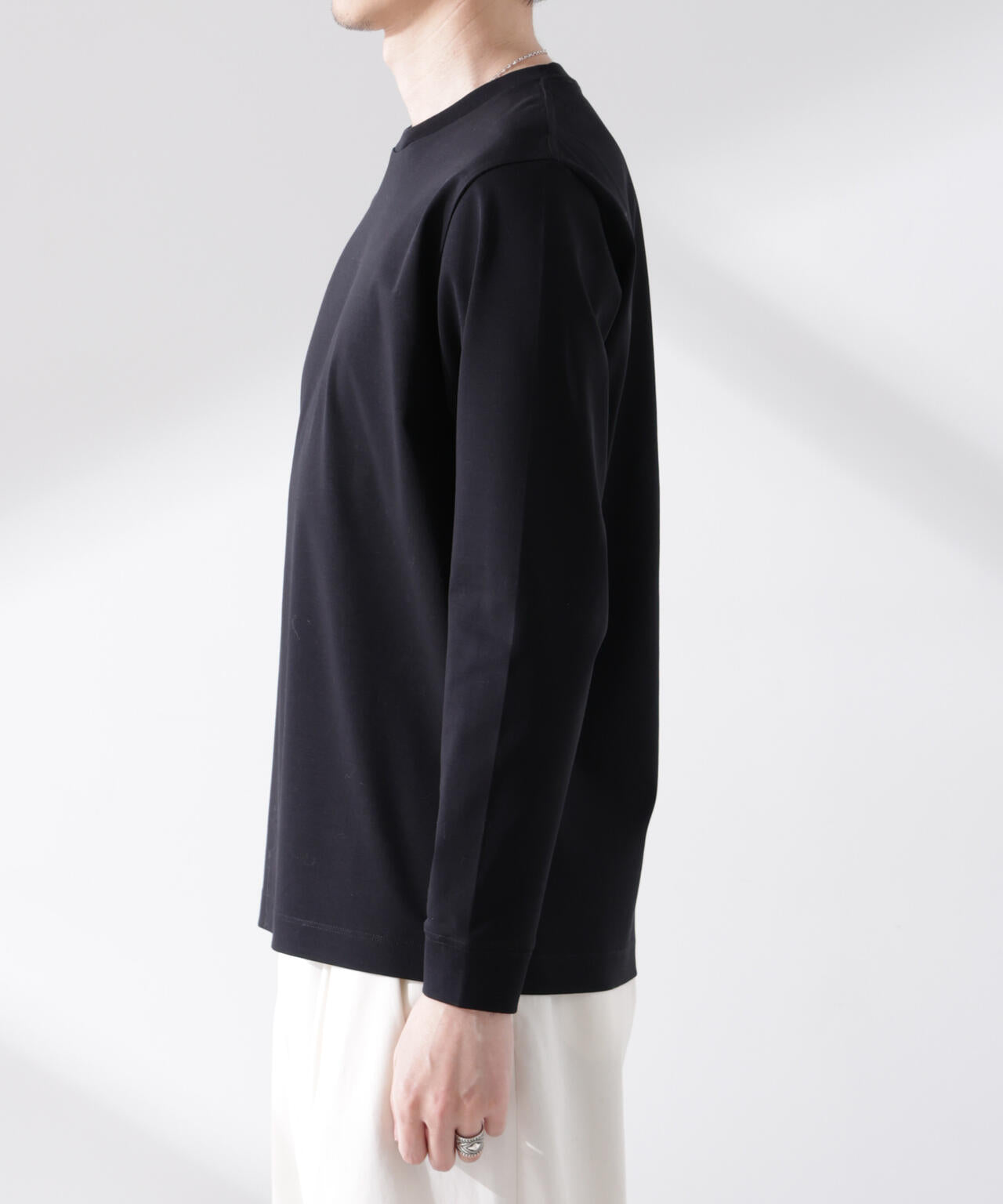 アンチスメル クルーネックTシャツ 長袖 6725123205