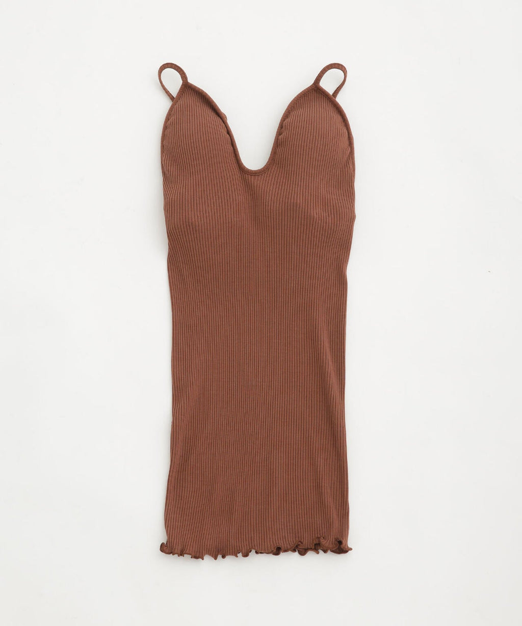 HAKUJI/Supima silk bra camisole