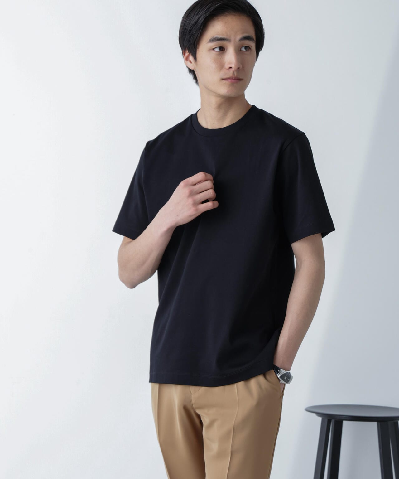 クルーネック 半袖tシャツ 部屋干しインナー new standard オファー