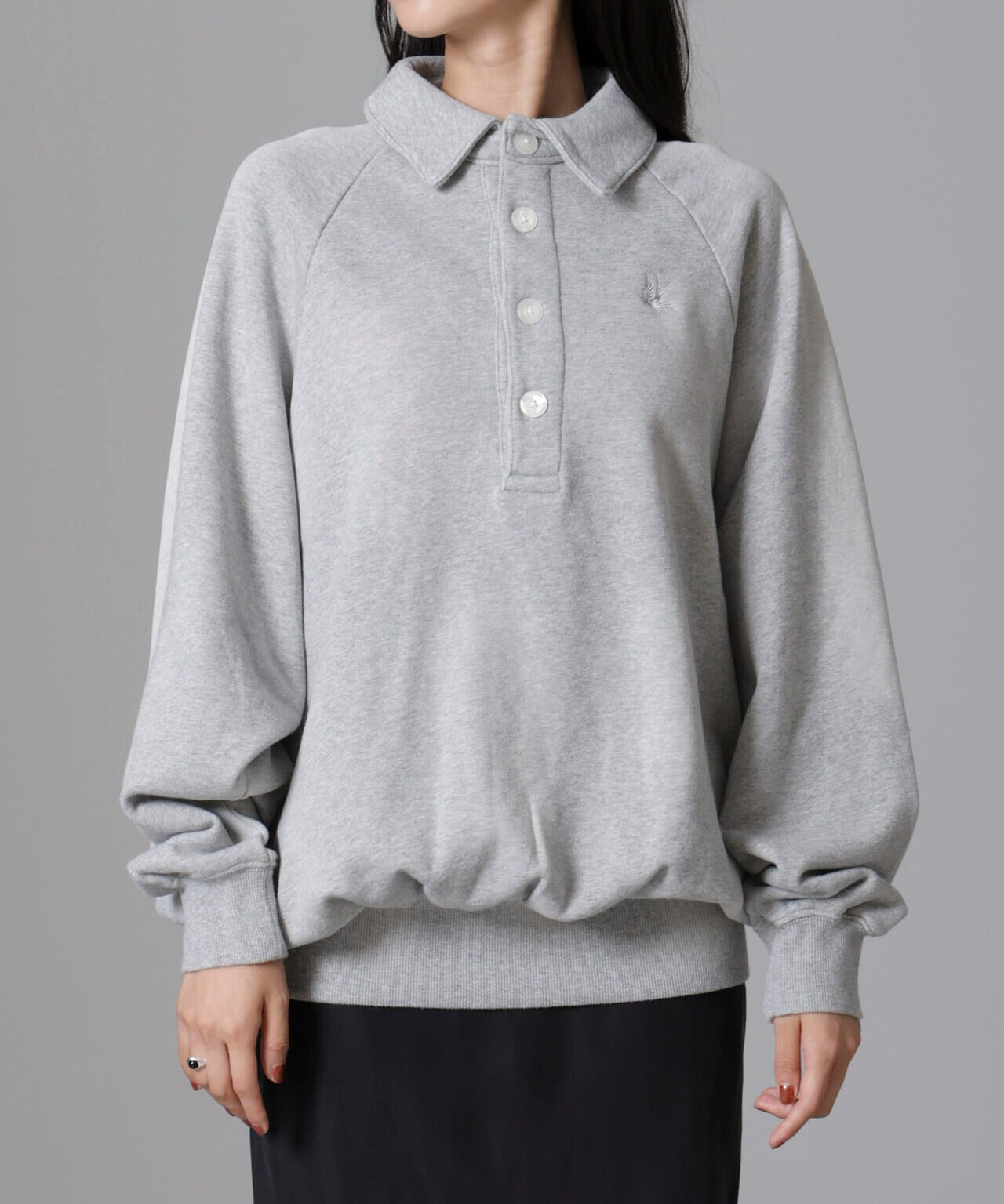 RhodolirioN/Polo Sweatshirt -Damaged 6714223042