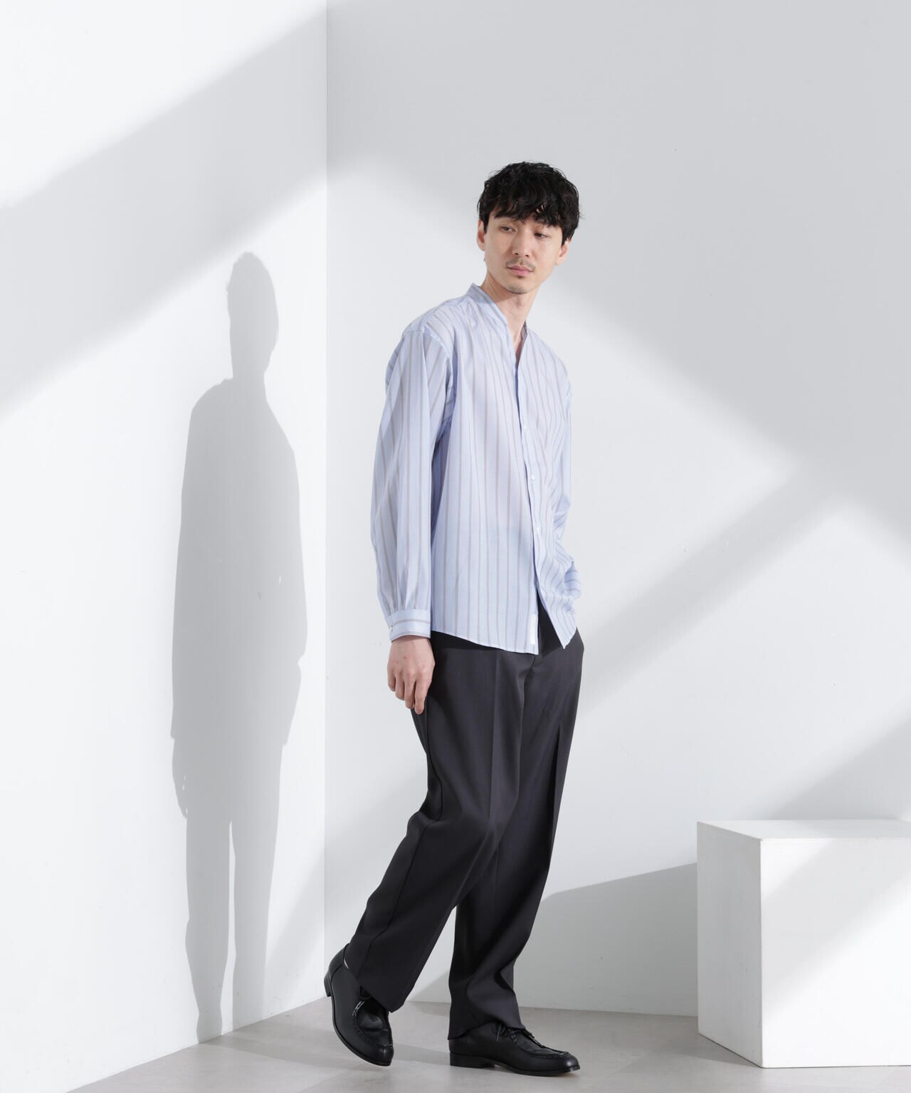 ドレープストレートスラックス（セットアップ可） 6725127207