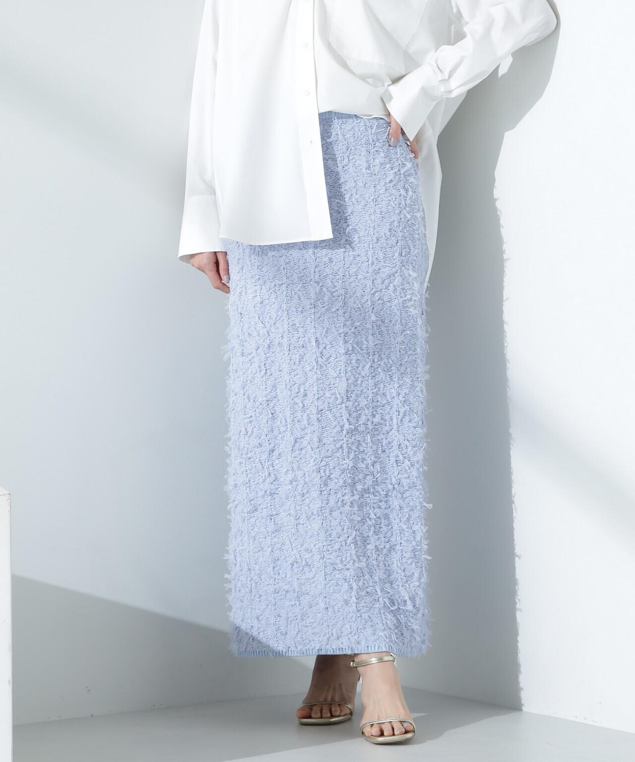 チュール モール ニット スカート（ セットアップ 可） 