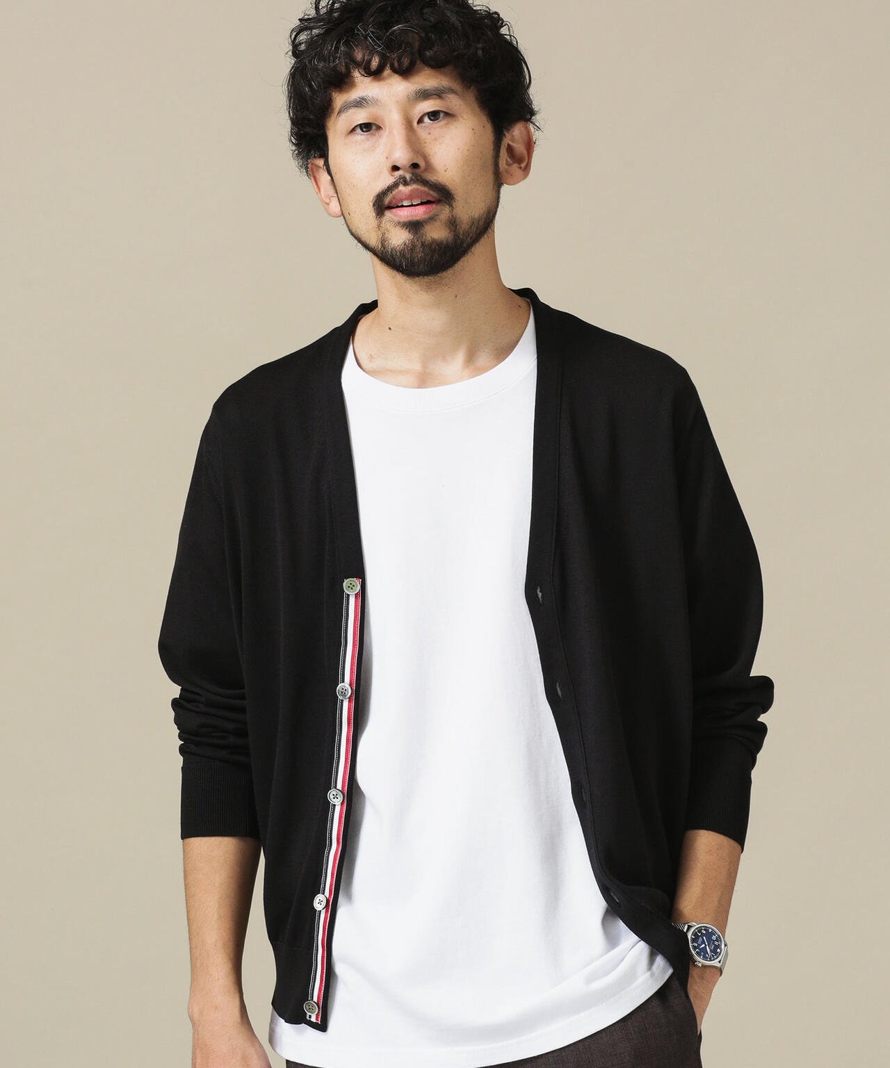 ［JAL×AXF×NU］シルクJAPANニットカーディガン 6681222025