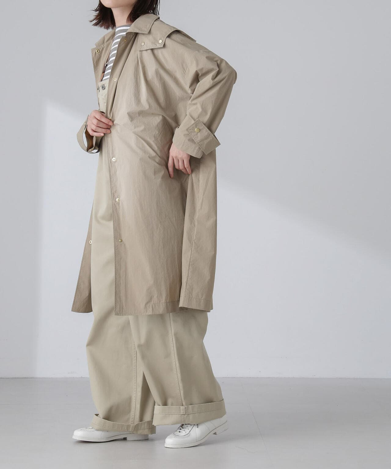 Traditional Weatherwear / PACKABLE MALTON HOOD LONG