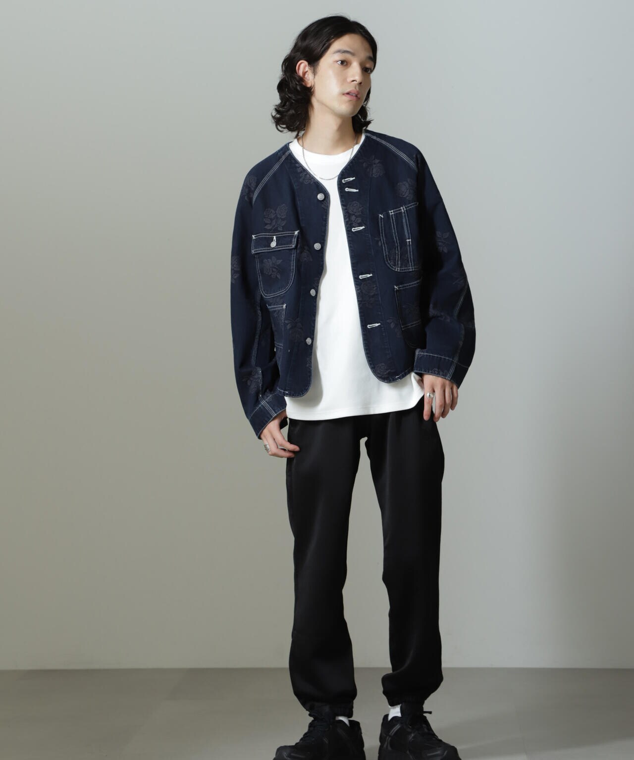 Needles/Short Coverall 10oz Denim