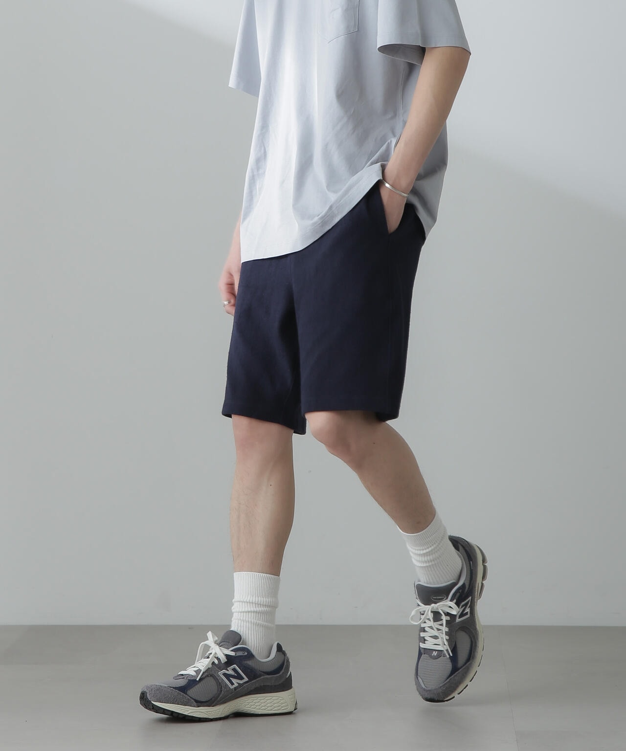 ヘリンボーン起毛ショートパンツ(セットアップ可) 6724128201