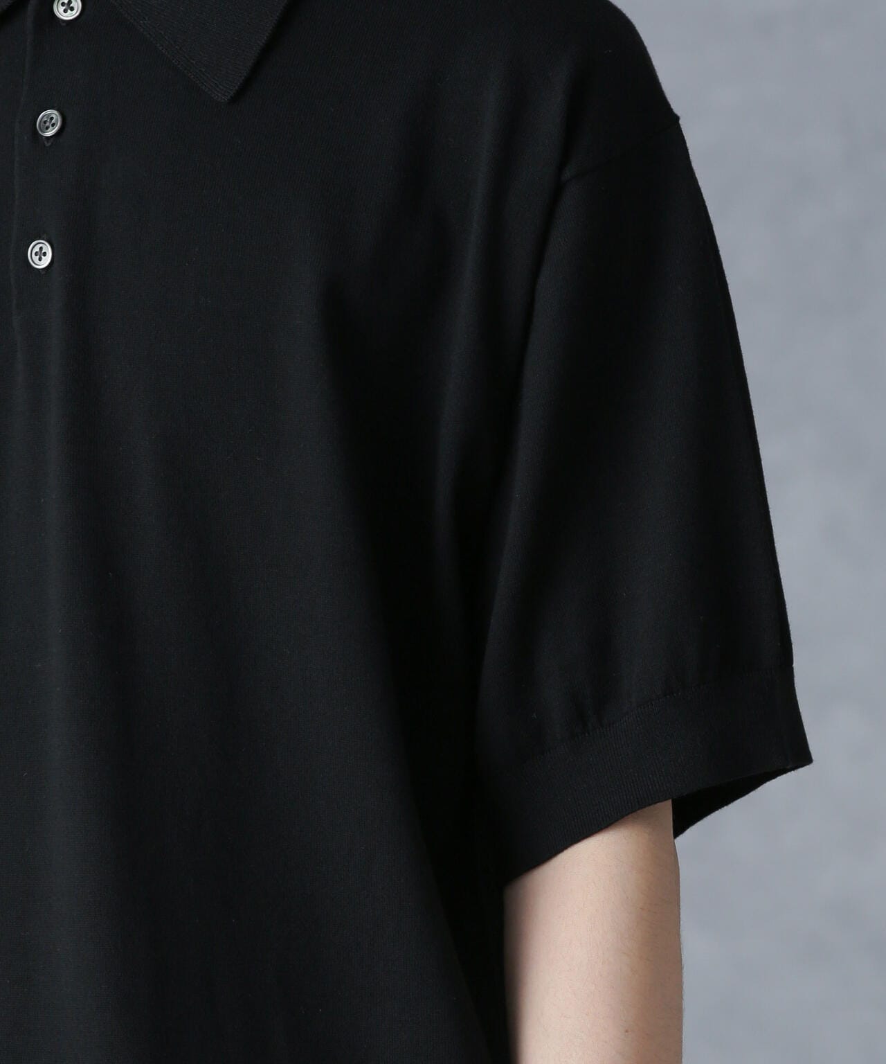 crepuscule/別注 S/S KNIT POLO 6704124027