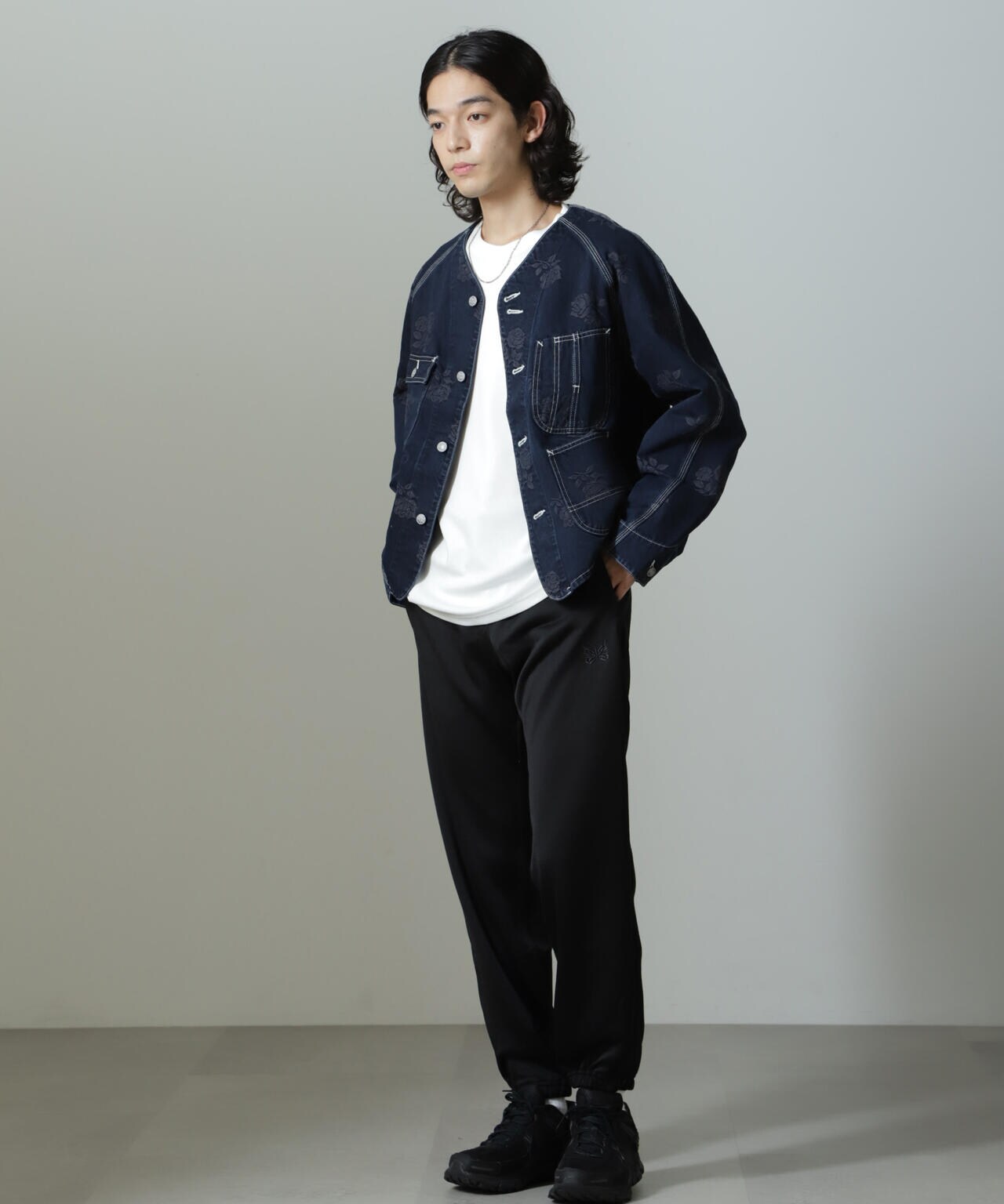 Needles/Short Coverall 10oz Denim