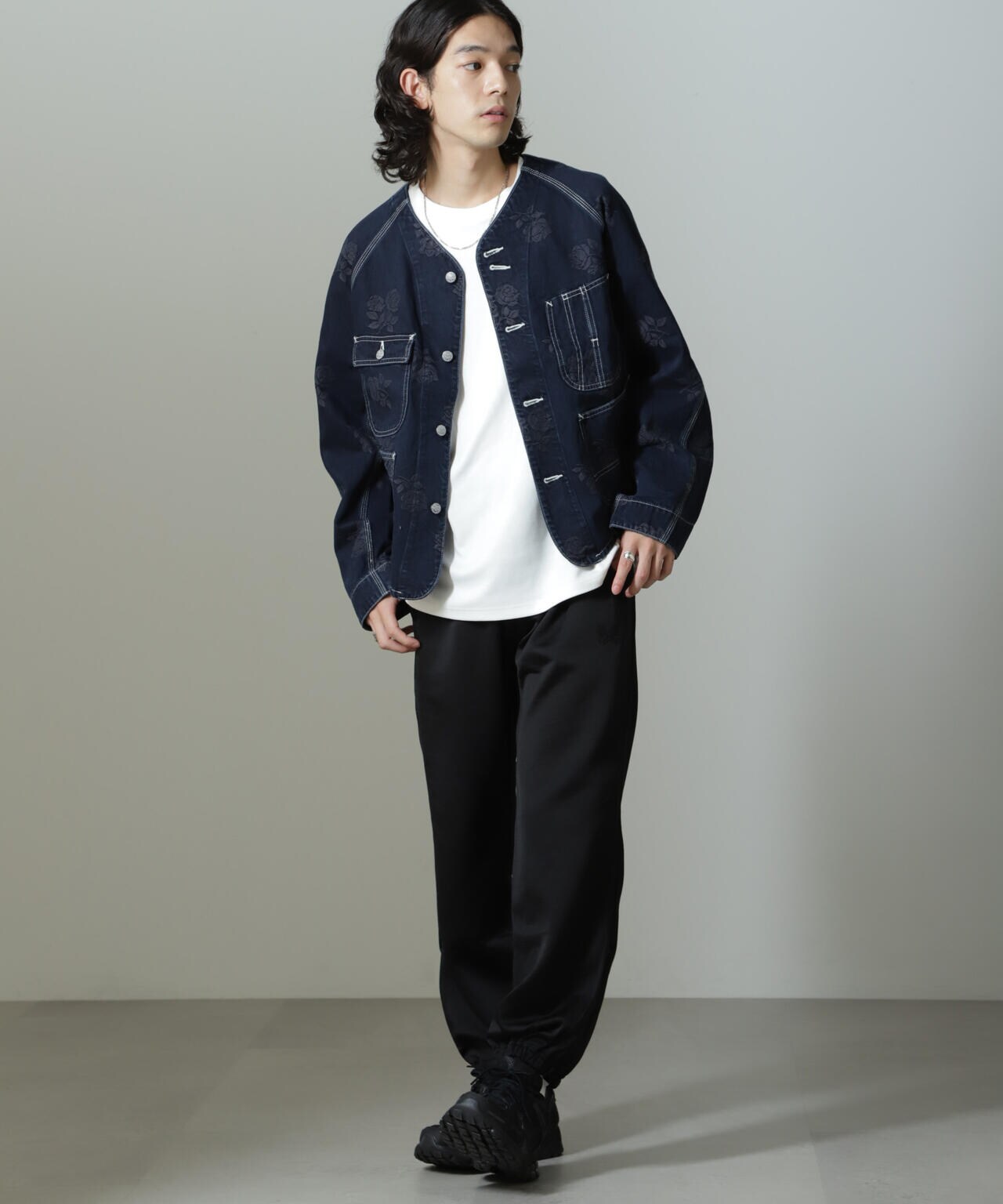 Needles/Short Coverall 10oz Denim