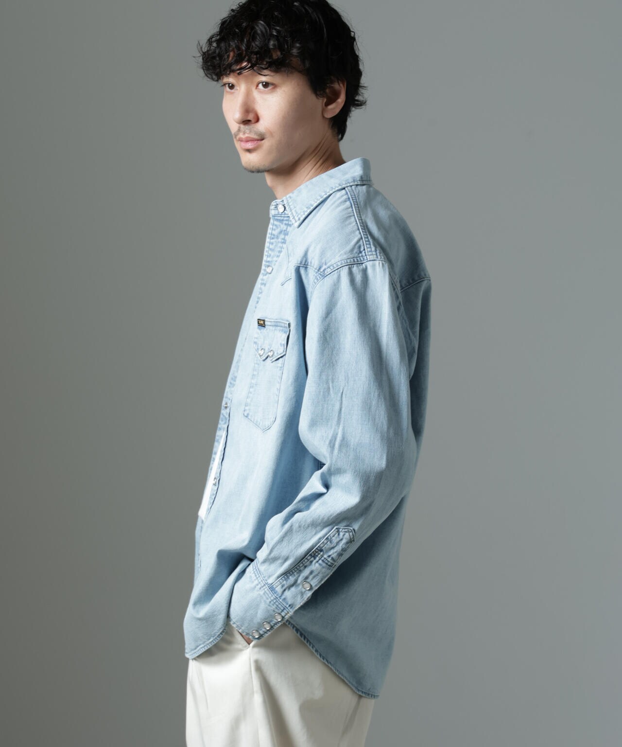 Lee/別注 Lee DENIM WESTERN SHIRT 6705120111