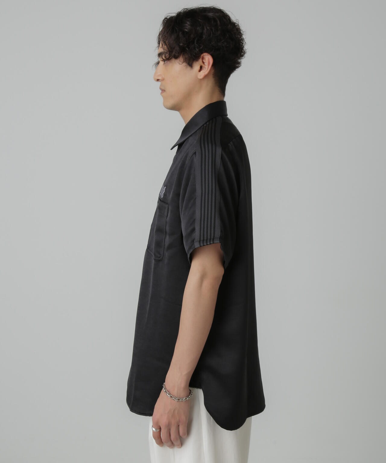 オープニング 大放出セール S/S 別注 / Needles Work Sateen Poly Shirt トップス