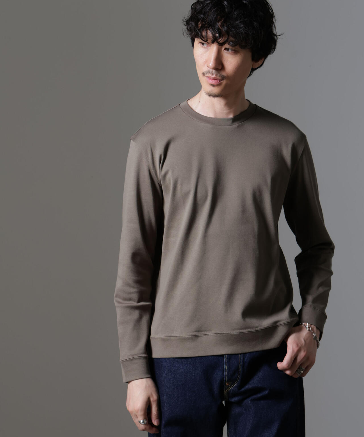 ｢FORMAL JERSEY｣クルーネックカットソー長袖 6684223215
