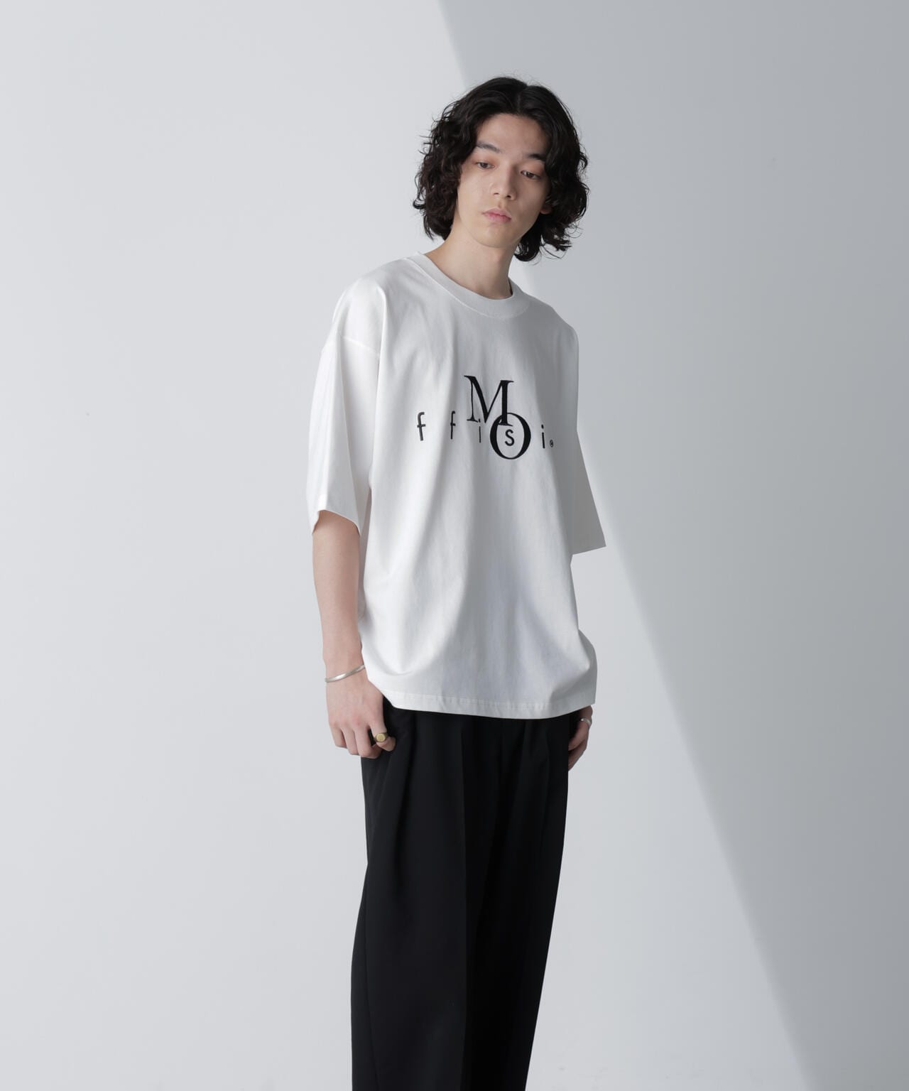 「MOFFISIE」オリジナルプリント刺繍 Tシャツ 半袖 6724124235