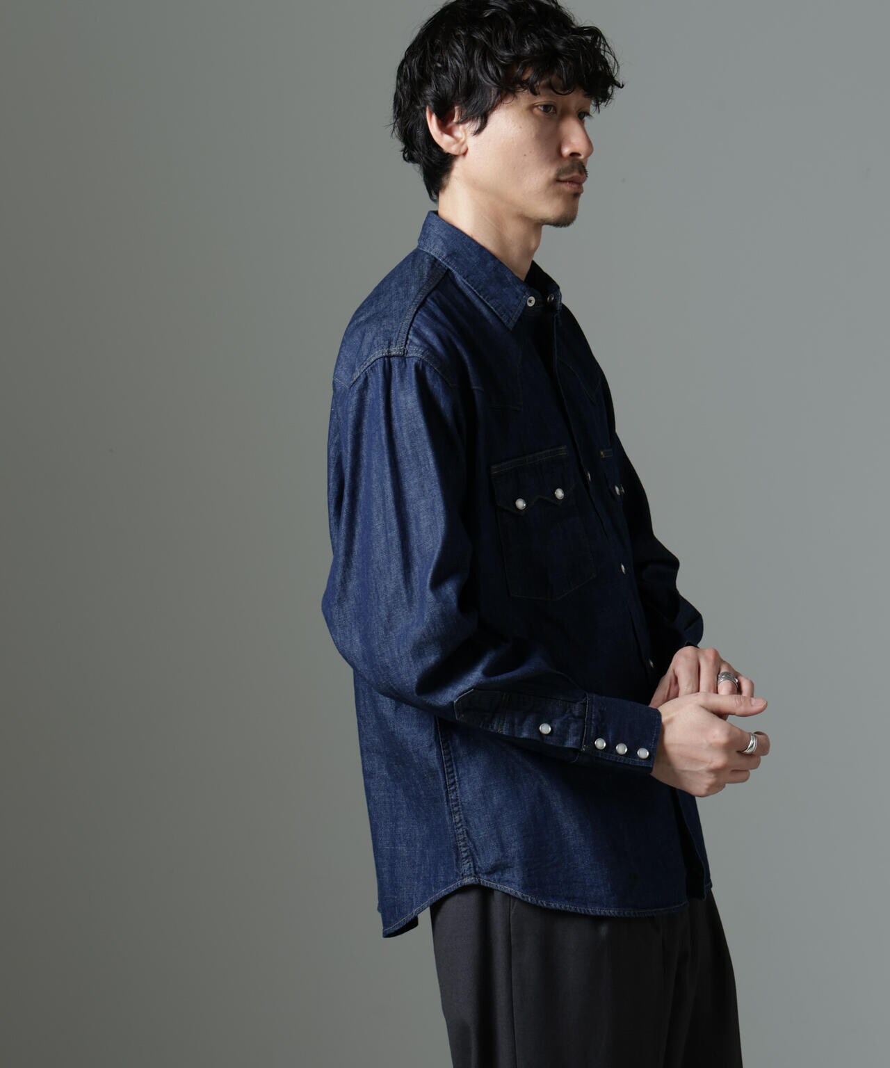 Lee/別注 Lee DENIM WESTERN SHIRT 6705120111