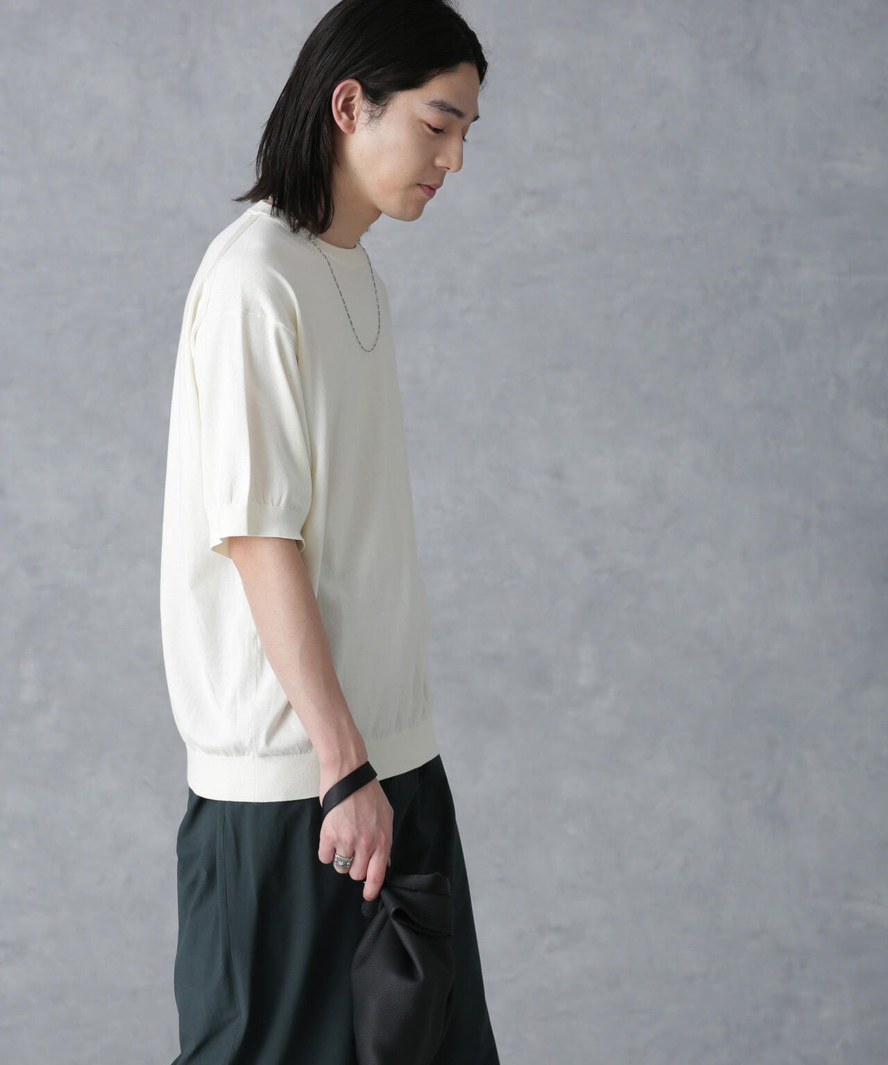 crepuscule/別注 S/S CREWNECK KNIT 6704122039