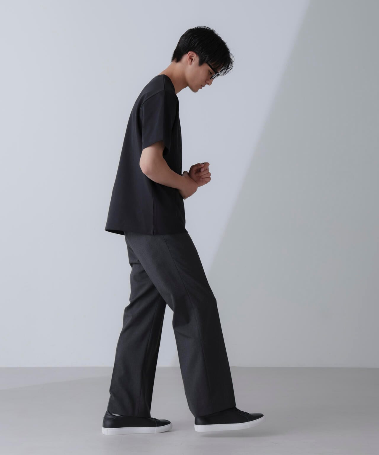 ダブルスムースクルーネックＴシャツ 半袖 6724124231