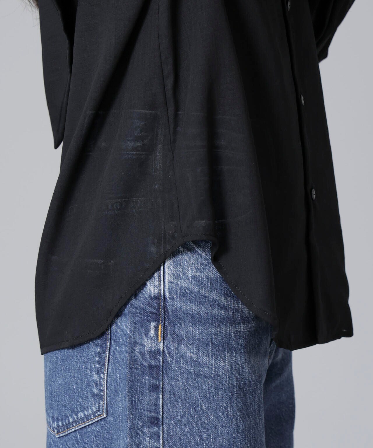 RhodolirioN/Two-way Cape Collar Blouse 6714220018