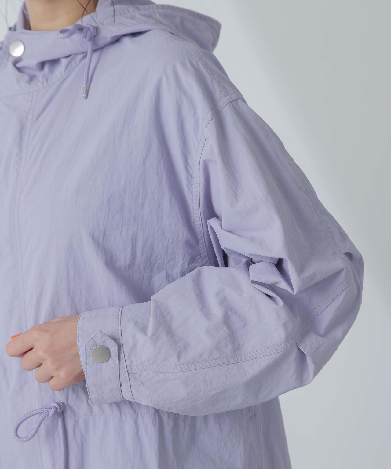 撥水 ＆ 花粉ガード加工 フード ロングコート 