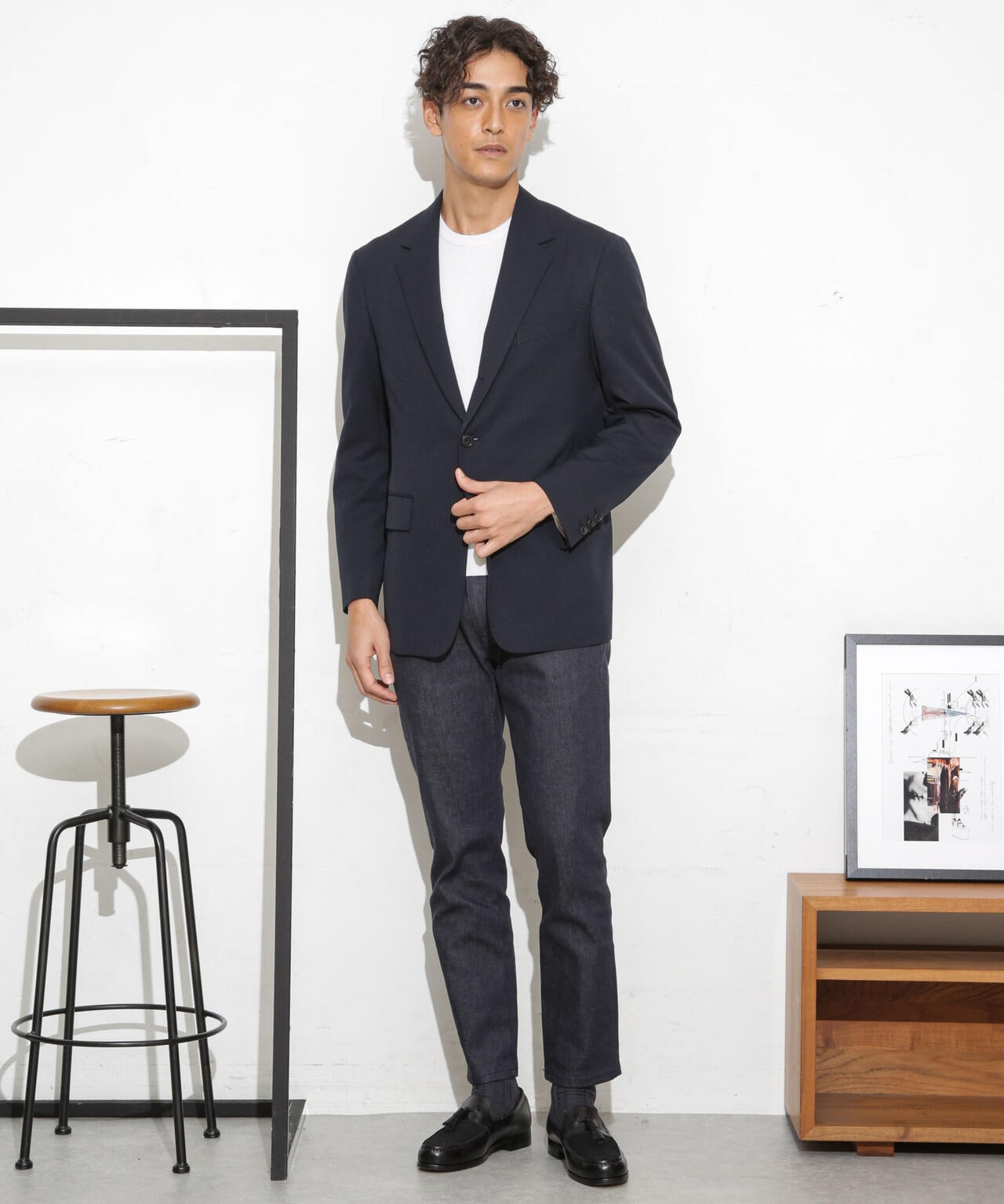 LB.03/｢ESSENTIAL LINE｣ノンフェイドスキニースラックス 6683127226