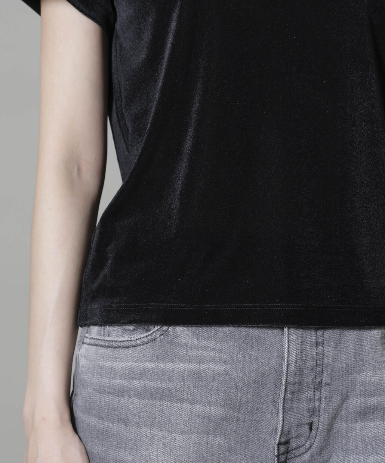 シアーベロアコンパクトTシャツ washable 6694224302