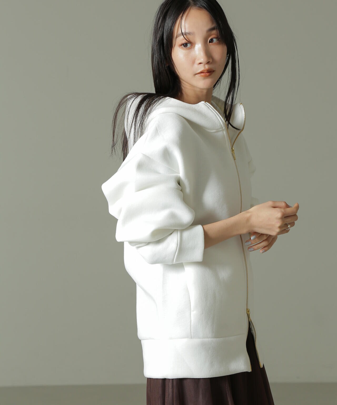 WEB限定/テックダンボールダブルジップBIGパーカ男女兼用 6734223329