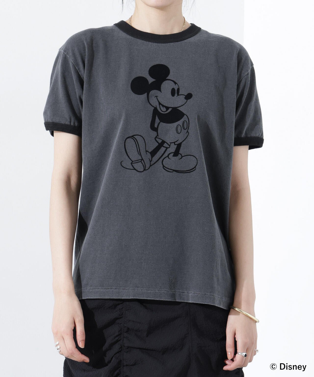 GOOD ROCK SPEED/【Disney】MICKEY MOUSE/リンガーT 6715124028