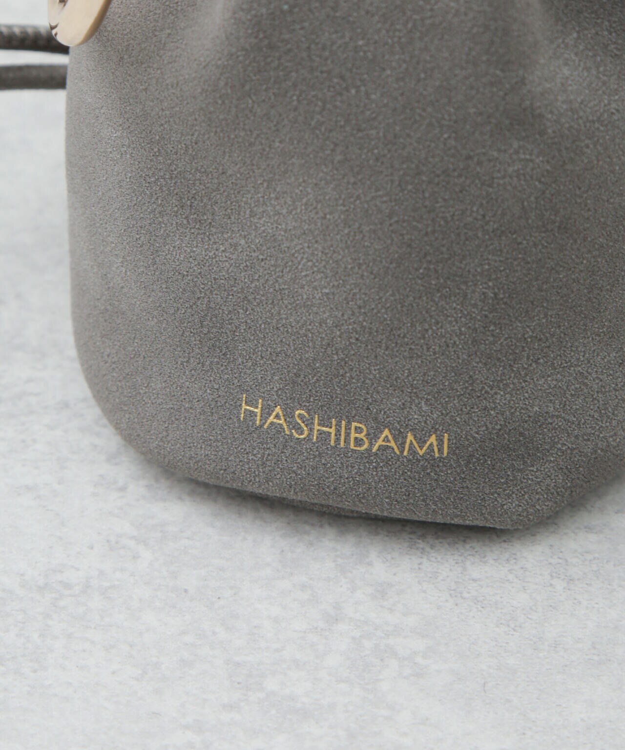 HASHIBAMI/スエード ボンサックチャーム 6715153008