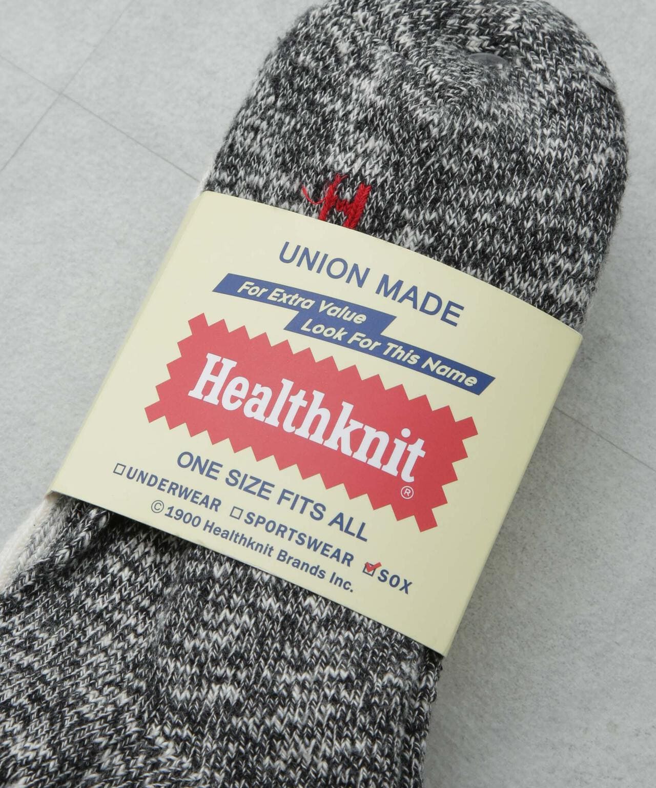 Healthknit/スラブMIX カラーアソート3足セット 6724251201