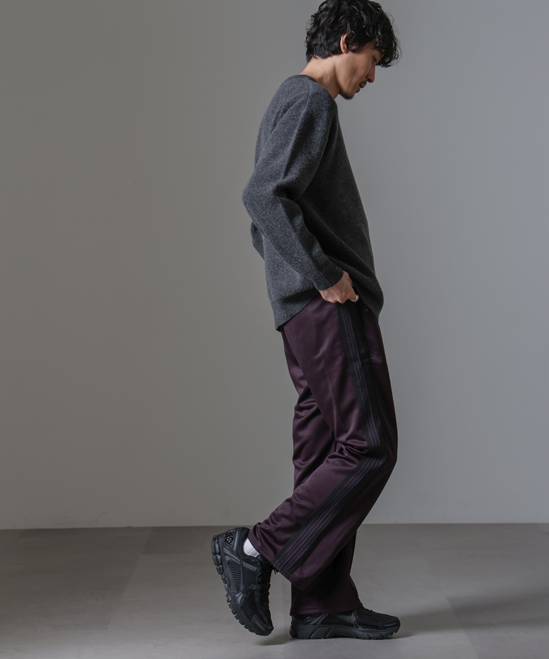 NEEDLES/Track Pant - Poly Smooth