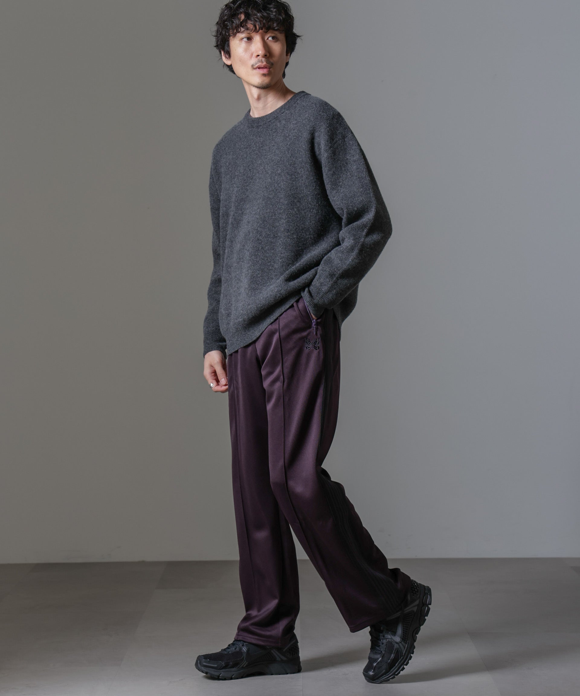 NEEDLES/Track Pant - Poly Smooth