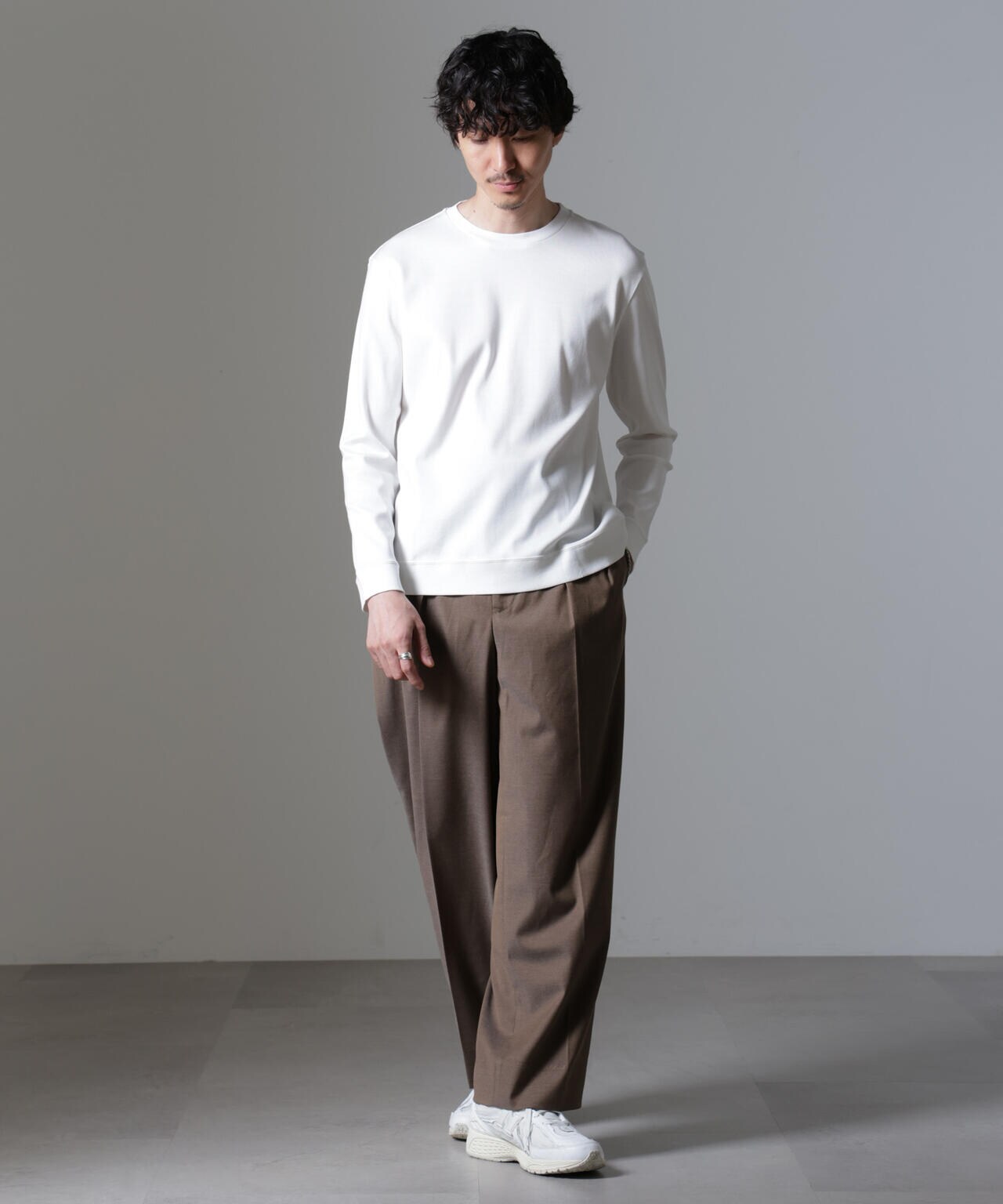 ｢FORMAL JERSEY｣クルーネックカットソー長袖 6684223215
