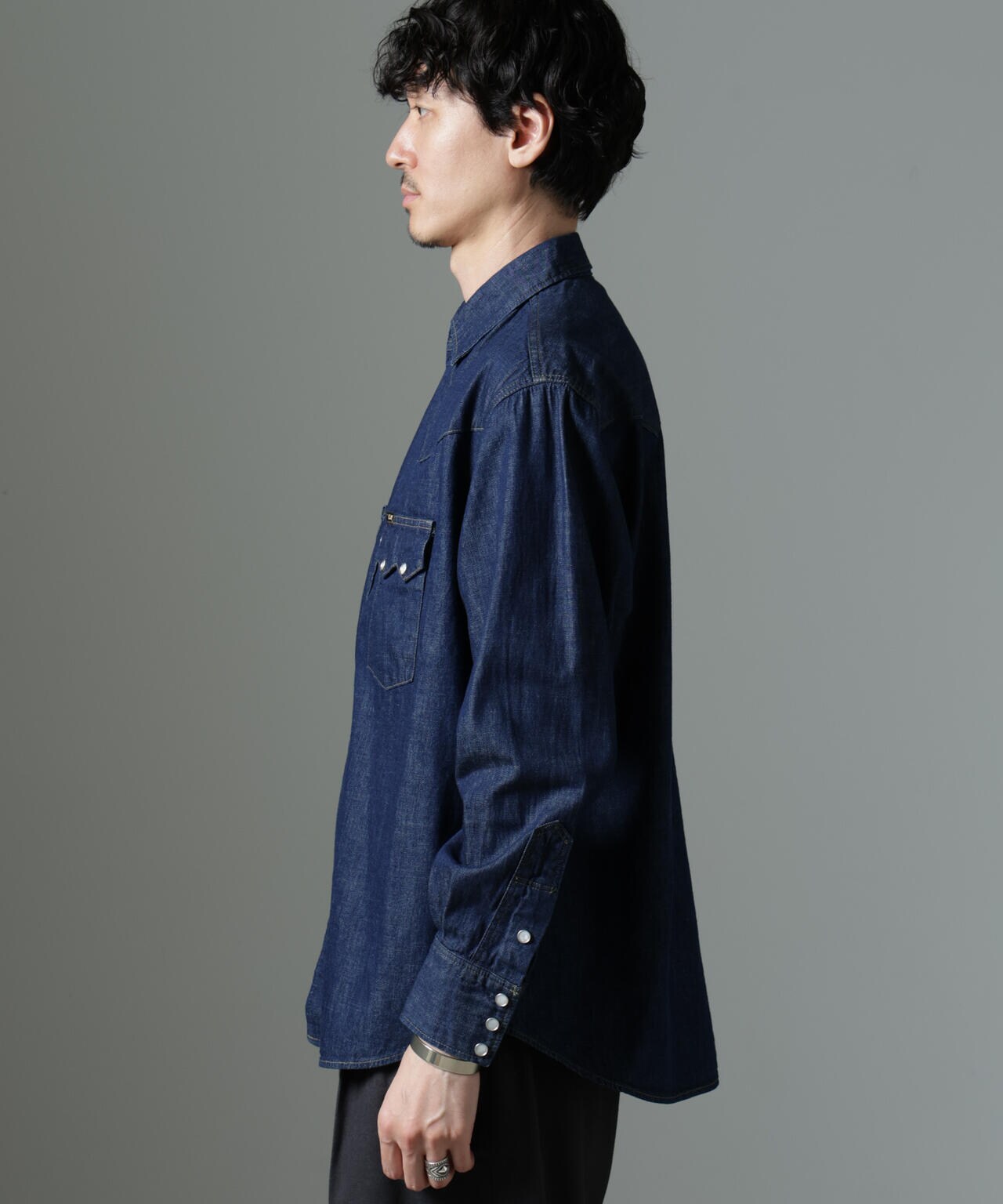 Lee/別注 Lee DENIM WESTERN SHIRT 6705120111