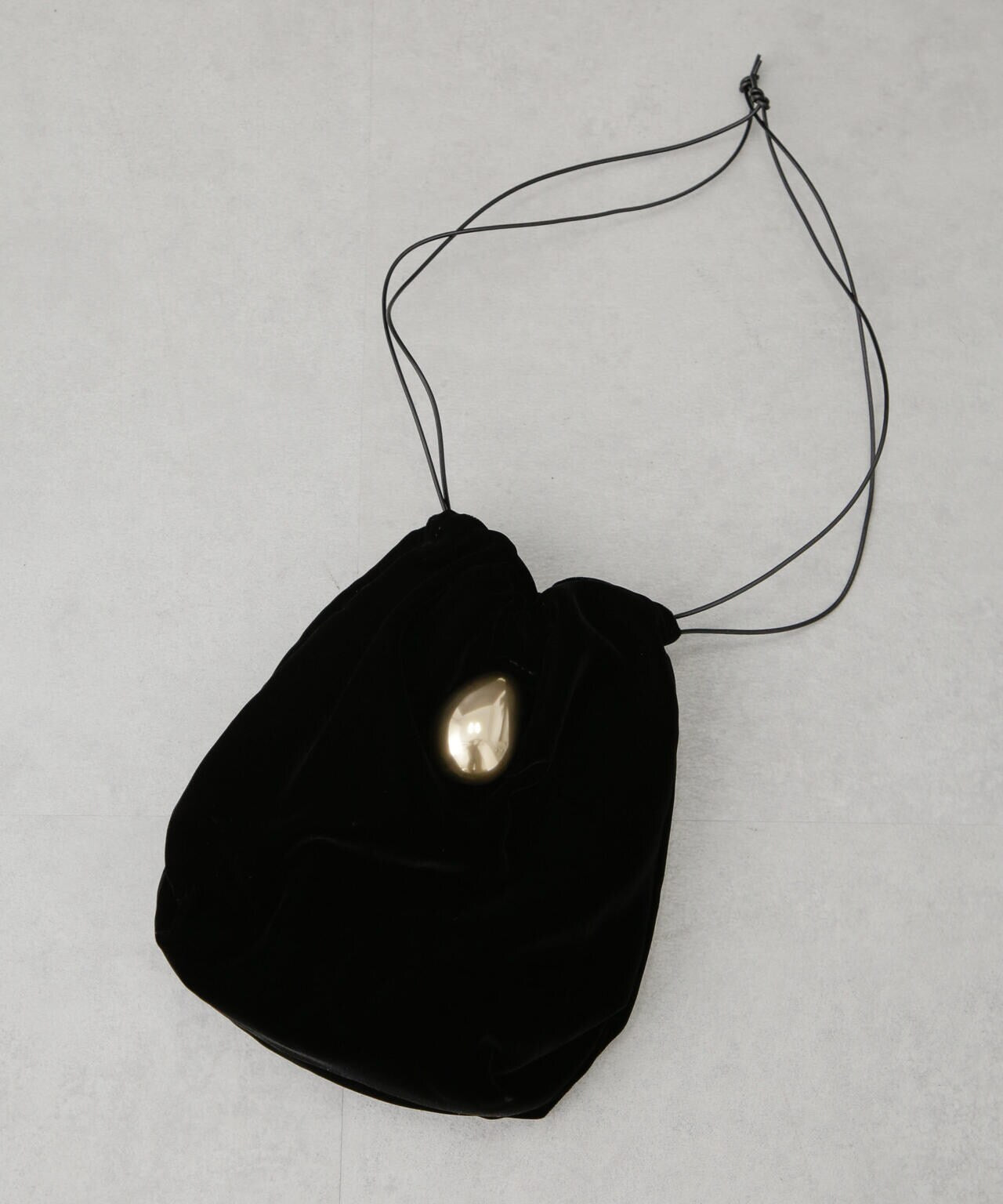 JAMIRAY / VELVET EGG D/S PURSE ベロア 巾着バッグ