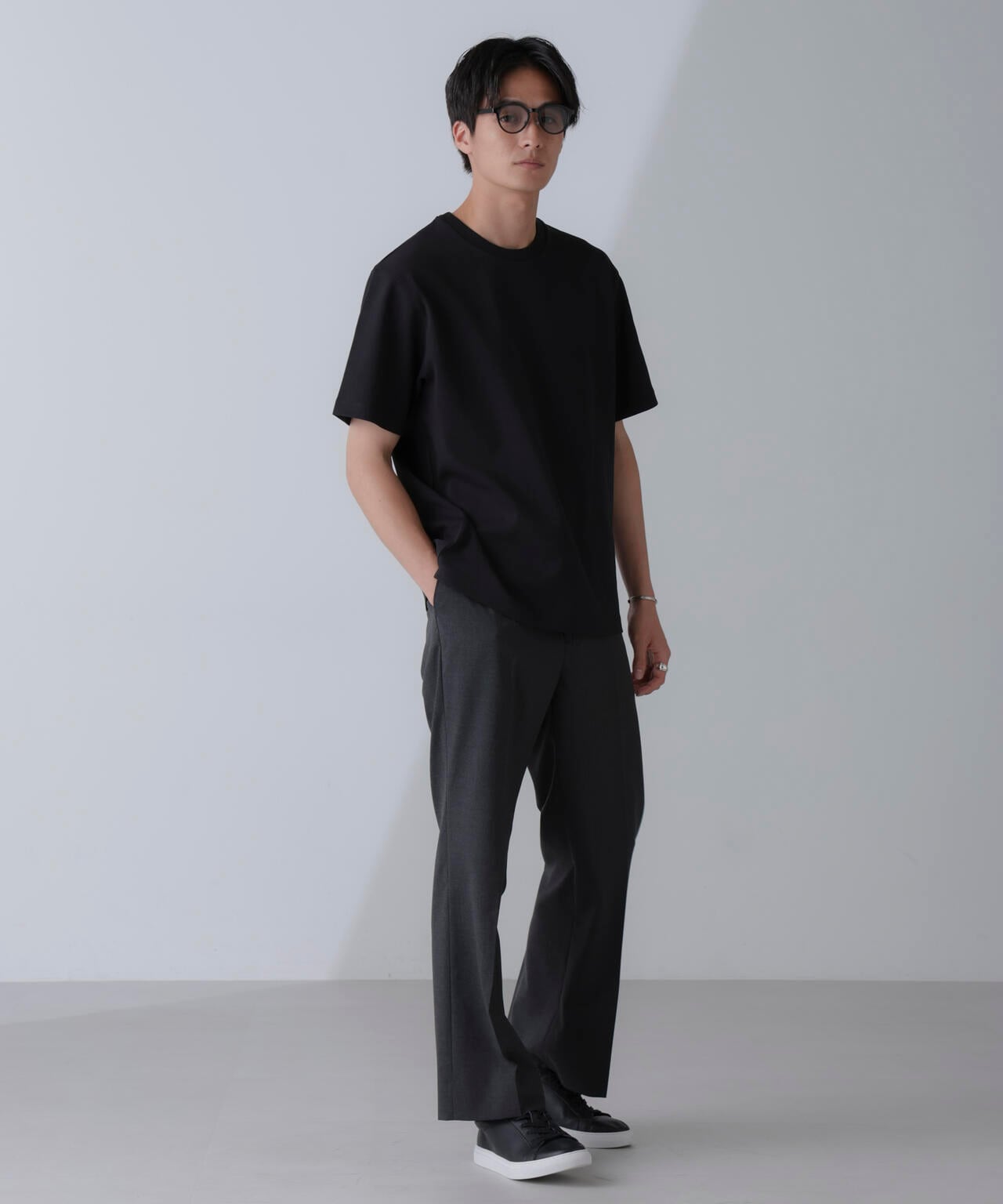 ダブルスムースクルーネックＴシャツ 半袖 6724124231